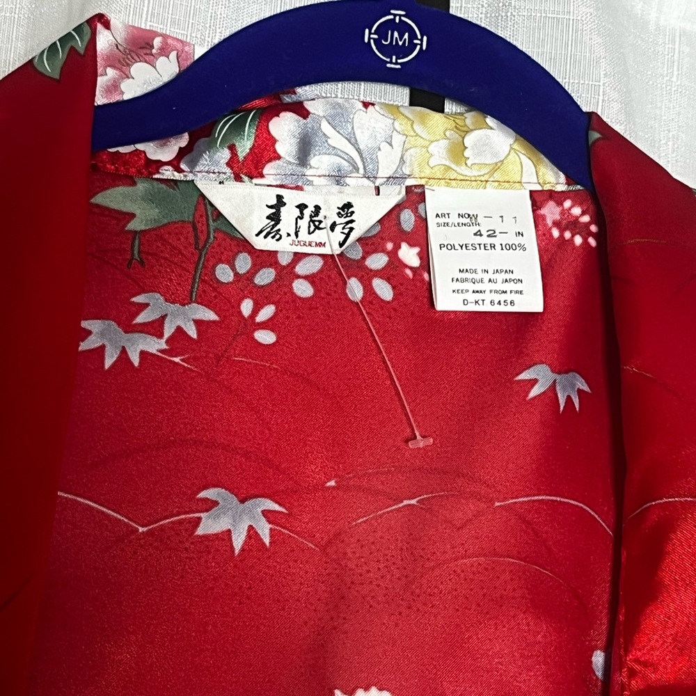 NWT JUGUEMM | Authentic 3/4 Sleeve Japanese Kimono with pocket and sash